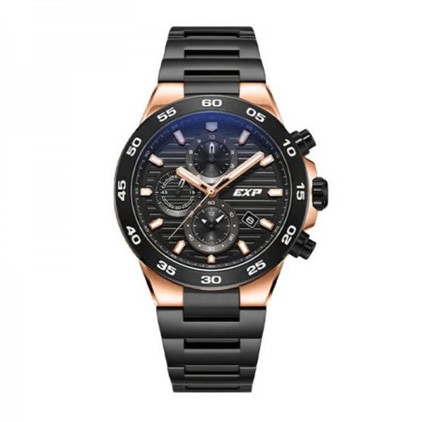 Expedition 6848 Rosegold Black Steel MCBBRBA